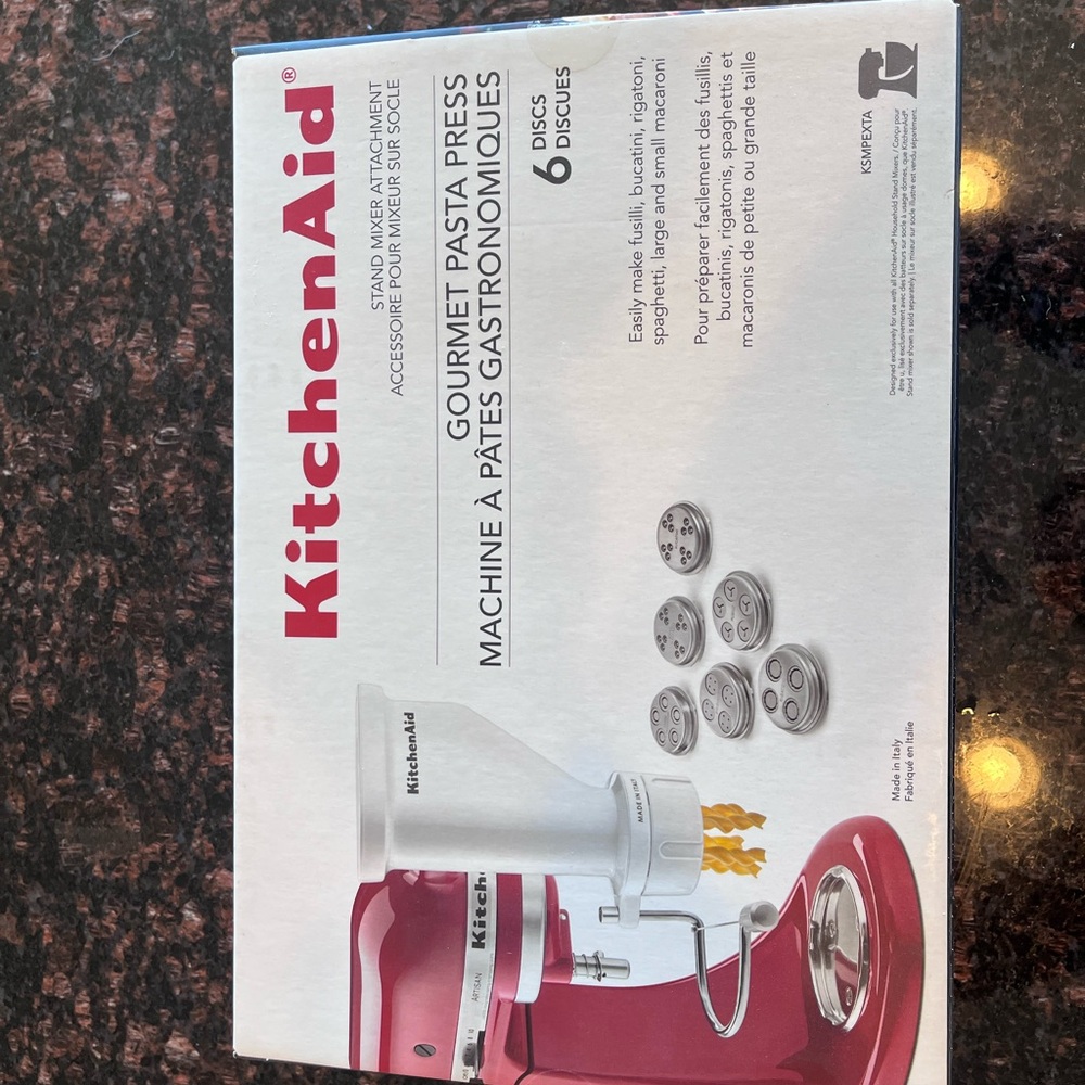 KitchenAid Red Gourmet Pasta Press
